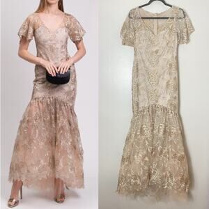 NEW MIKAEL AGHAL DRESS GOWN MOTHER OF THE BRIDE FORMAL EVENING BRIDESMAID